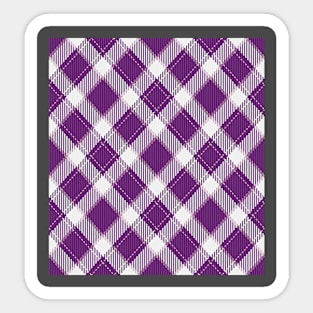 beautiful seamless geometric pattern with houndstooth purple Sticker